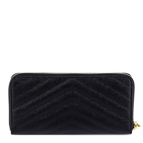 25FW 생로랑 지갑 358094 BOW011000 BLACK - SAINT LAURENT