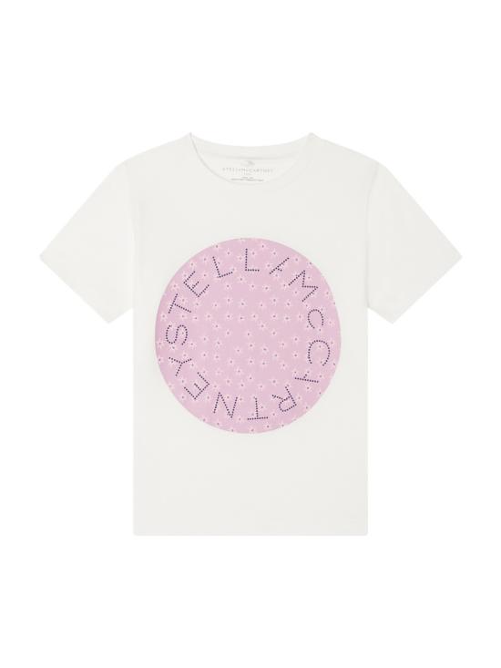 25FW [키즈] 스텔라 맥카트니 티셔츠 TX8B21K Z0434101 IVORY