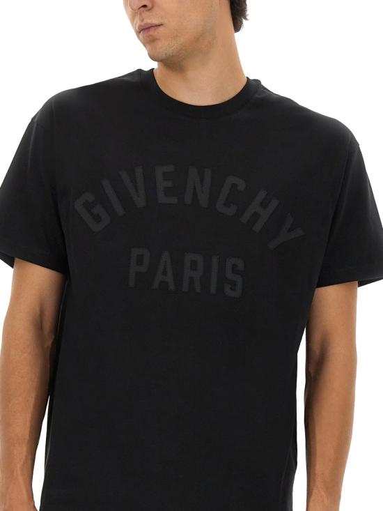 25FW 지방시 반팔 티셔츠 BM71NK3YRS 001 BLACK - GIVENCHY