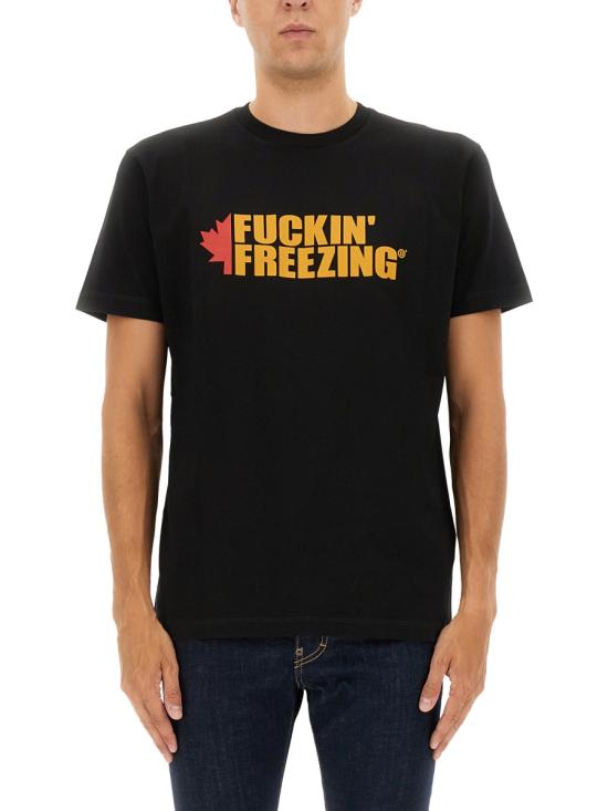 25FW 디스퀘어드2 반팔 티셔츠 S74GD1450 D20020900 BLACK