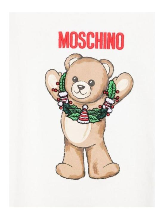 25FW [키즈] 모스키노 트레이닝 상의 HQF08VK LCA1410063 WHITE - MOSCHINO