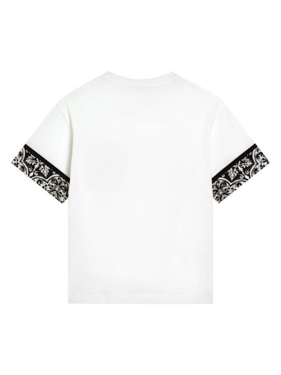 25FW [키즈] 돌체앤가바나 티셔츠 L4JTISK G7O9GHY5DQ WHITE - DOLCE & GABBANA
