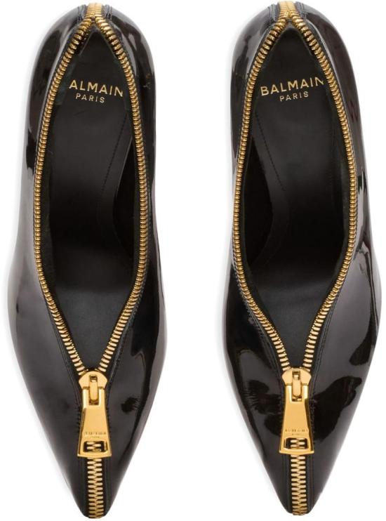 25FW 발망 힐/펌프스 FN0UA175LPAT0PA BLACK - BALMAIN