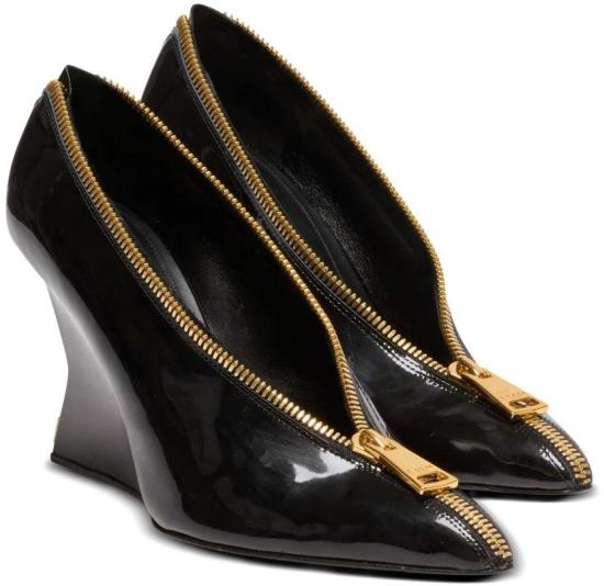 25FW 발망 힐/펌프스 FN0UA175LPAT0PA BLACK - BALMAIN