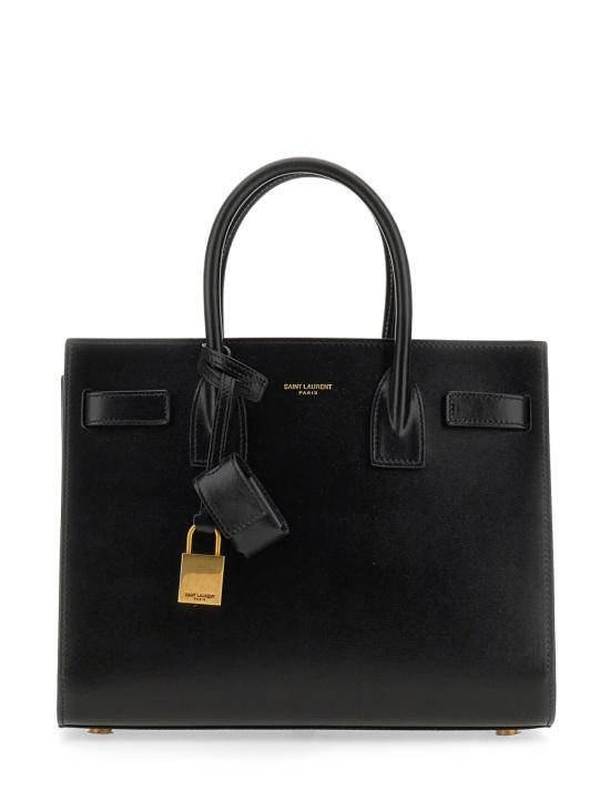 26FW 생로랑 스무스 레더 삭 드 주르 베이비백 421863 02G9W1000 BLACK