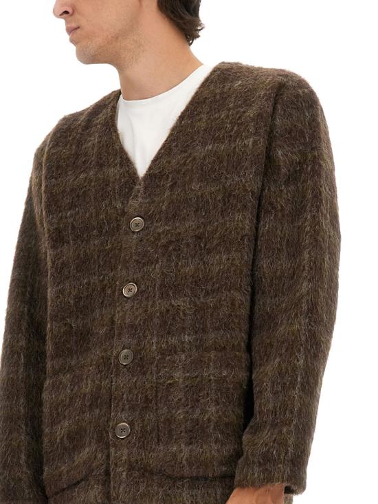 25FW 아워레가시 스웨터 M4256CD DORFCHECKHAIRYWOOL BROWN - OUR LEGACY