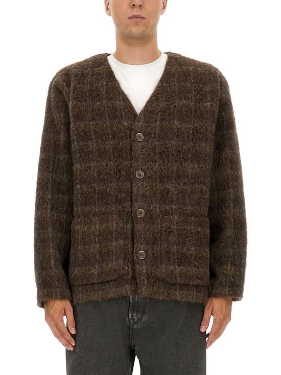 25FW 아워레가시 스웨터 M4256CD DORFCHECKHAIRYWOOL BROWN