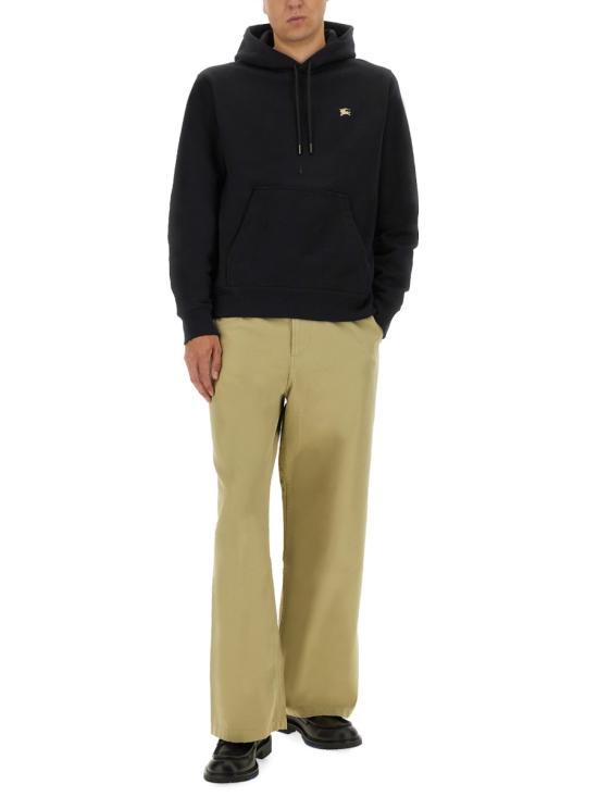 25FW 버버리 나이트 스탬프 후드 스웨트셔츠 8112807 A1189 BLACK - BURBERRY