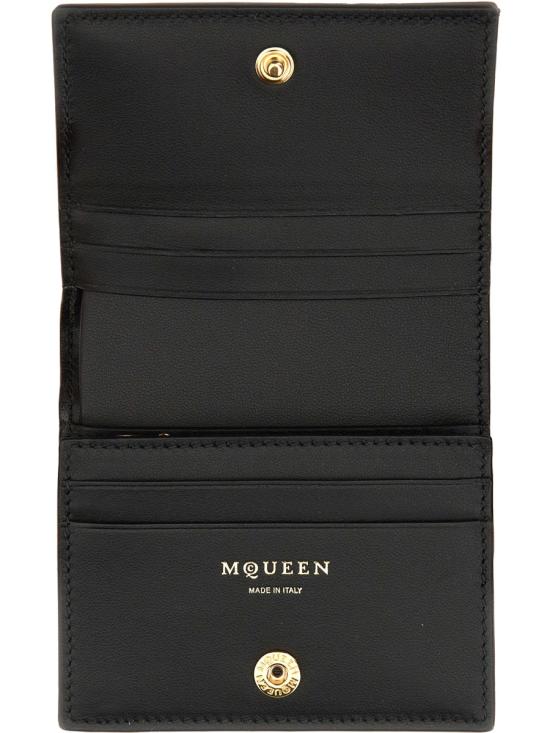 25FW 알렉산더 맥퀸 지갑 836557 1MAAF1000 BLACK - ALEXANDER MCQUEEN