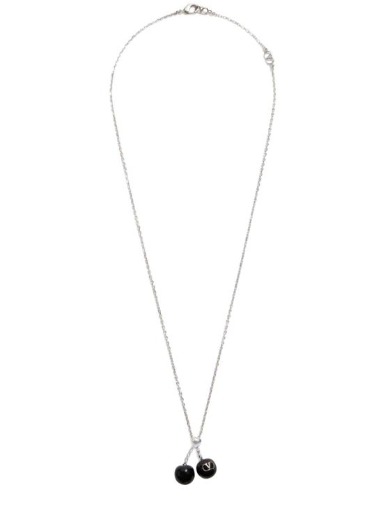 25FW 발렌티노 가라바니 네크리스 7Y2J0Z82MJP CNT BLACK - VALENTINO GARAVANI