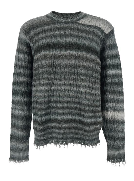 25FW 원 헌드레드 스웨터 393111109EIFFELTOWERCOMB Grey