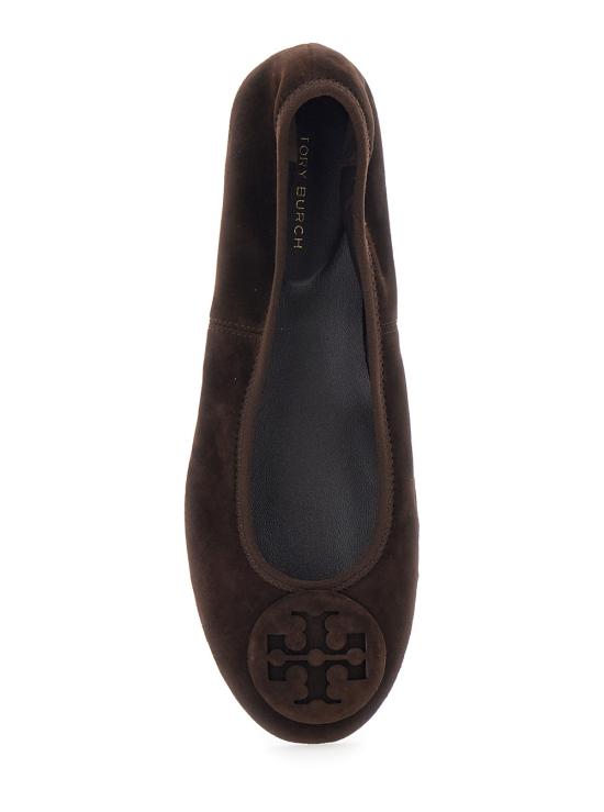25FW 토리버치 레바 트레블 발레 플랫 슈즈 177247200 Brown - TORY BURCH