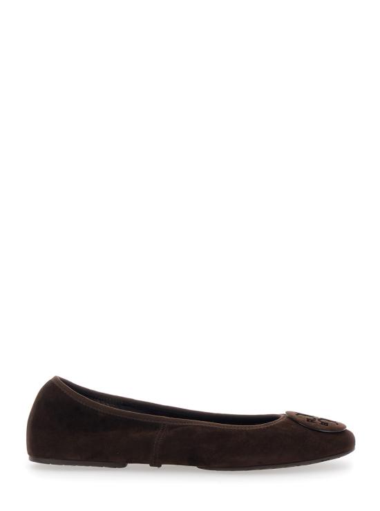 25FW 토리버치 레바 트레블 발레 플랫 슈즈 177247200 Brown