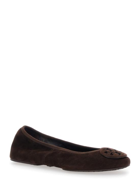 25FW 토리버치 레바 트레블 발레 플랫 슈즈 177247200 Brown - TORY BURCH