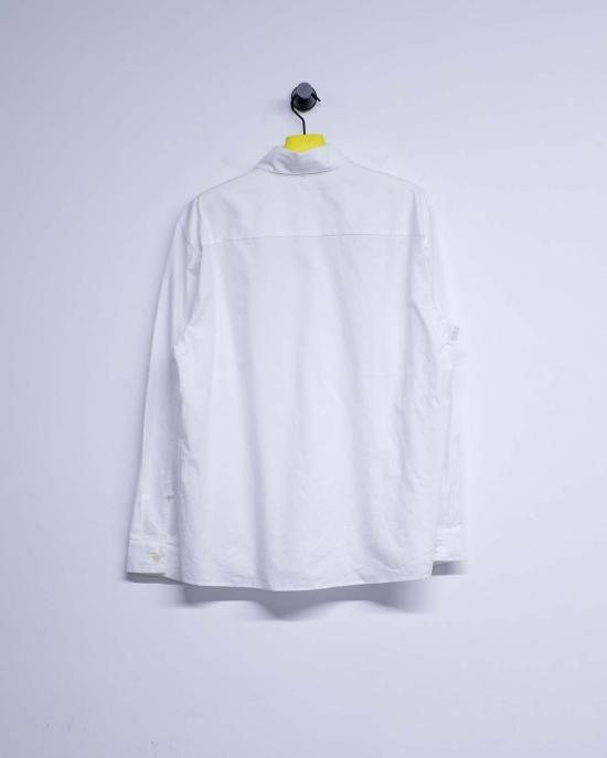  맨틀 긴팔 셔츠 R19 S4 표백되지 않은 낙하산 Od 셔츠 - MAN-TLE