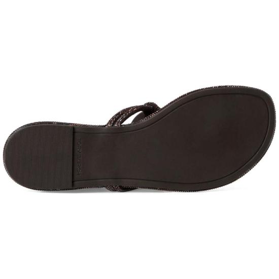  토리버치 샌들 밀러 매듭 파베  코코아 - TORY BURCH