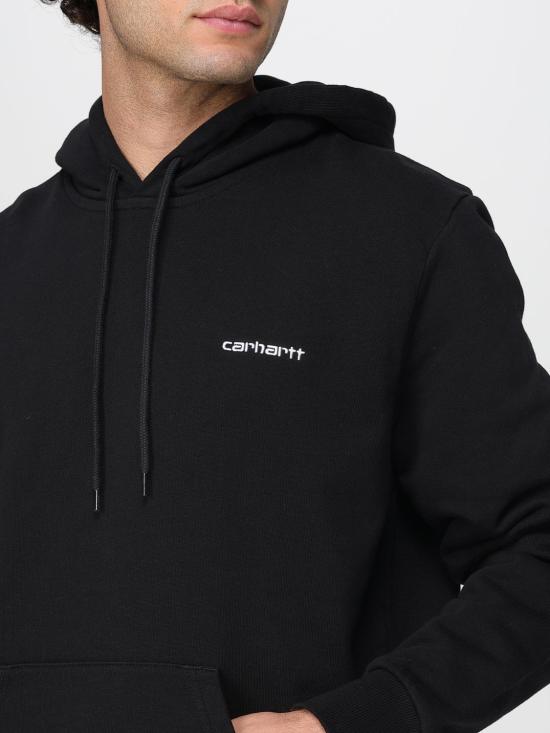 25FW 칼하트 WIP 후드 티셔츠 I0353920D2XX BLACK DOM - CARHARTT WIP
