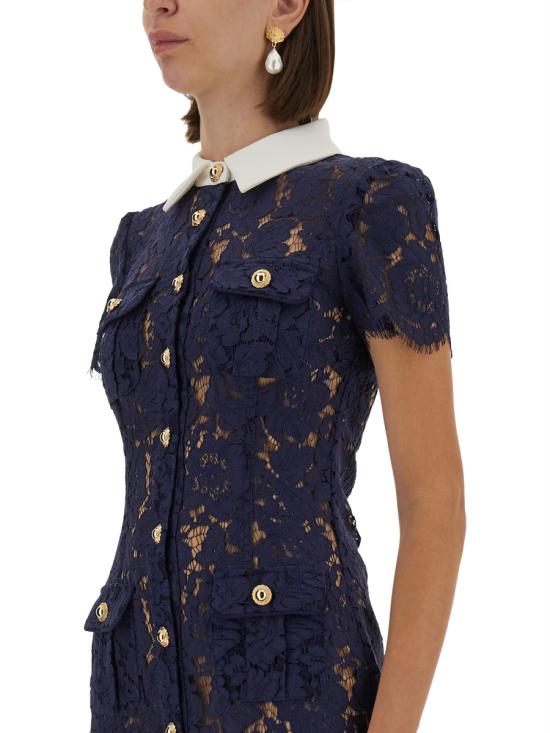 25FW 셀프 포트레이트 원피스 PF25 020M BL BLUE - SELF PORTRAIT