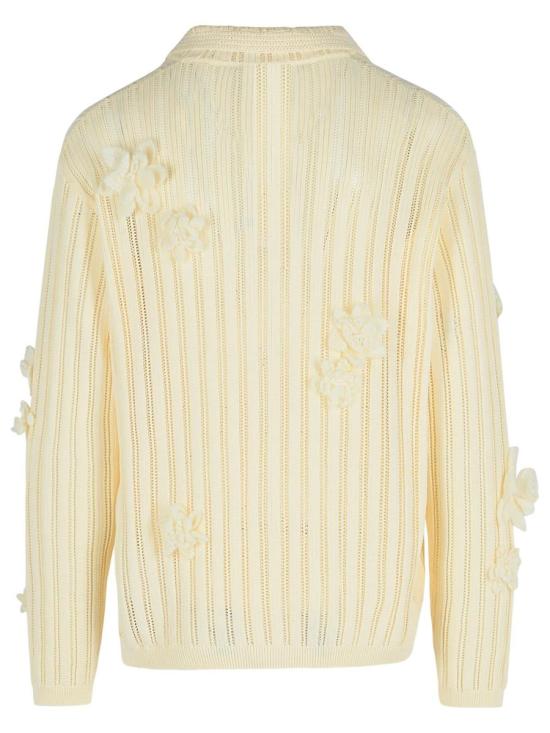 25SS 카사블랑카 긴팔 셔츠 MS25 KW 900 01WHITE Beige - CASABLANCA