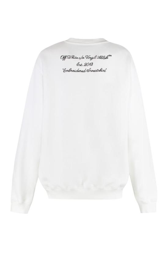 25SS 오프화이트 스웨터 OWBA055S25FLE002 0110 WHITE - OFF WHITE