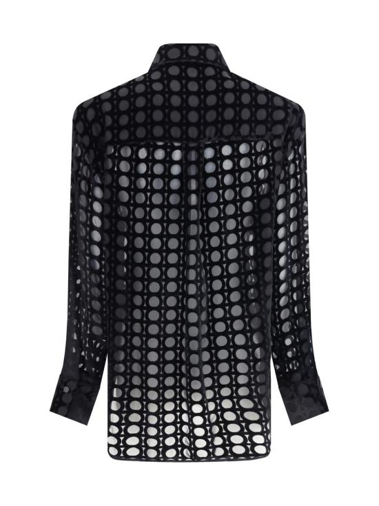 25FW 살바토레 페라가모 셔츠 782997 001 Black - SALVATORE FERRAGAMO