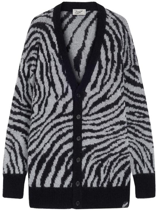 25FW 펜스 셔츠 PU0031469263 900 BLACK WHITE ZEBRA PRINT MULTICOLOUR