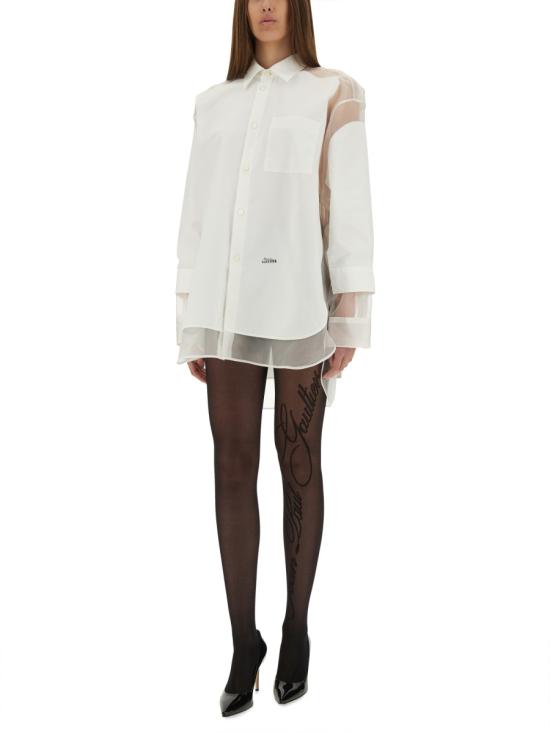 25FW 장 폴 고티에 긴팔 셔츠 ST035 C07501 WHITE - JEAN PAUL GAULTIER