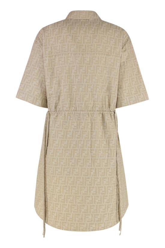 25SS 펜디 미디 원피스 FLD562ASMF F1SAZ Beige - FENDI