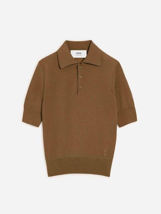 25FW 아미 탑 FPL412 KN0066 216HAZELNUT BROWN