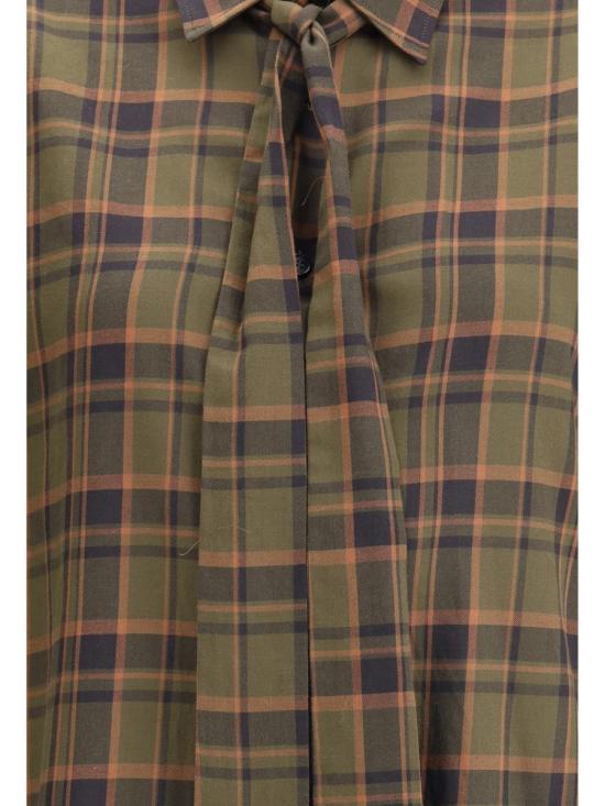 25FW 생로랑 셔츠 838890Y33IA 2883 GREEN - SAINT LAURENT