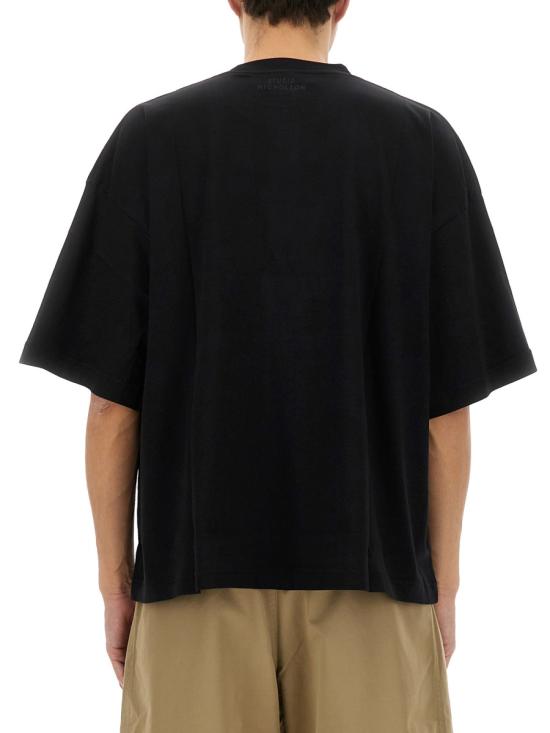 25FW 스튜디오 니콜슨 반팔 티셔츠 PIUSNM 1327 BLACK - STUDIO NICHOLSON