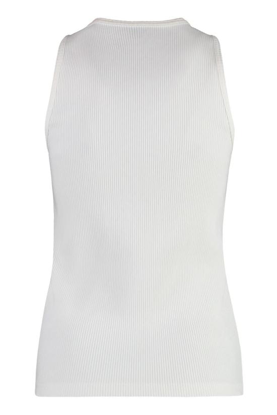 25SS 보테가베네타 민소매 티셔츠 799592V3Z60 9071 WHITE - BOTTEGA VENETA