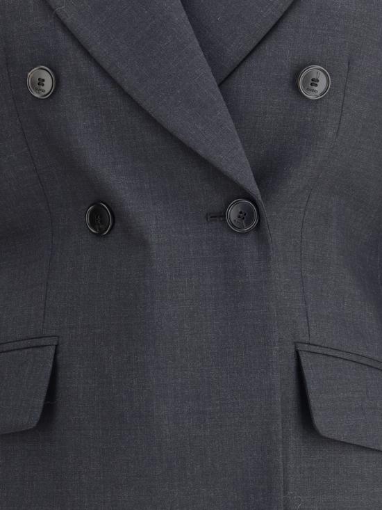 25FW 구찌 더블 브레스티드 울 자켓 840785Z7ASP 1054 GREY - GUCCI