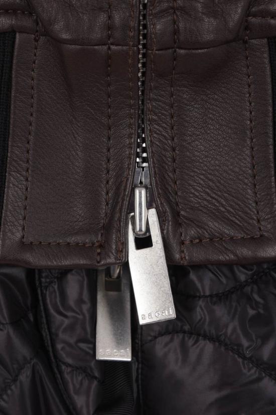 25FW 사카이 가죽 자켓 2508238601 BROWN - SACAI