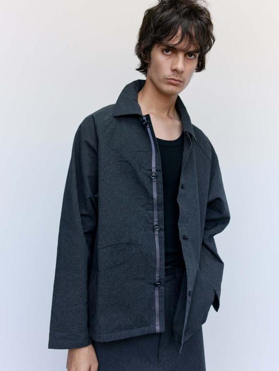  맨틀 긴팔 셔츠 R19 S3 그래닛 울 보트 셔츠