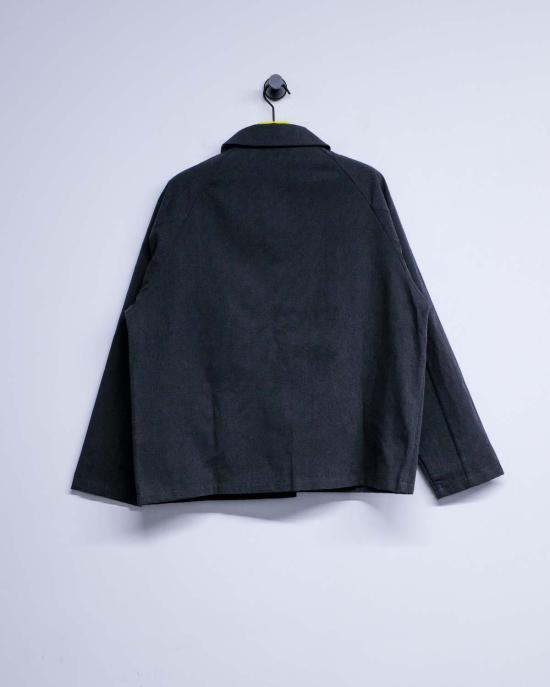  맨틀 긴팔 셔츠 R19 S3 그래닛 울 보트 셔츠 - MAN-TLE