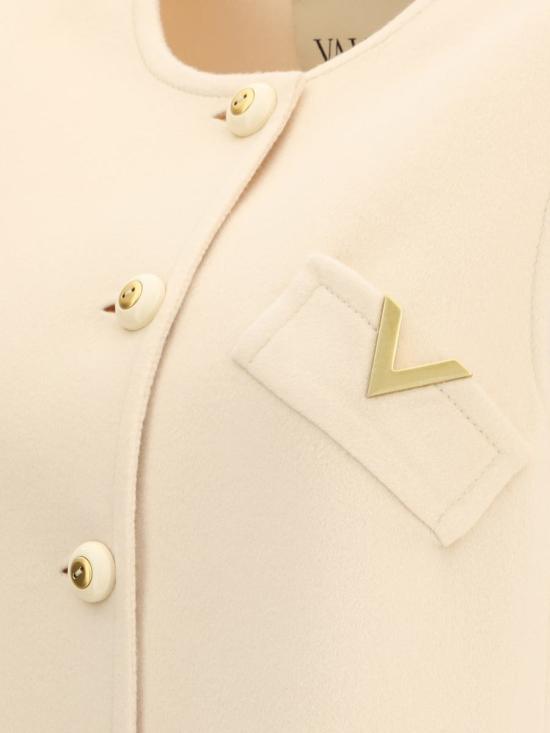 25FW 발렌티노 가라바니 미디 원피스 7B3CF7T06JA ET5 Beige - VALENTINO GARAVANI