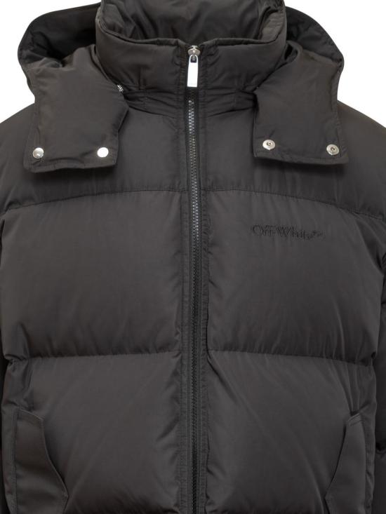 25FW 오프화이트 패딩 OMED066F25FAB001 1010 Black - OFF WHITE