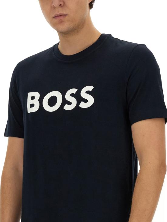 26SS 보스 반팔 티셔츠 50495742 10247153404 BLUE - BOSS