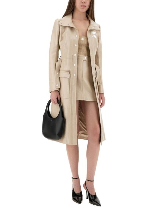 25FW 쿠레쥬 스커트 PERCJU001VY0014 9100 BEIGE - COURREGES