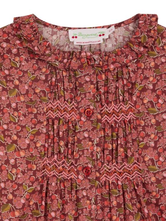 25FW [키즈] 봉쁘앙 셔츠 W05GBLW00023K 651 RED - BONPOINT