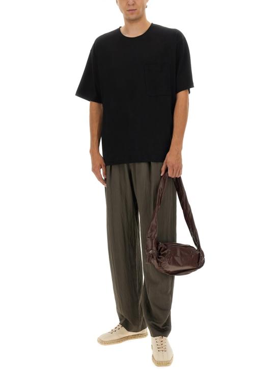 25FW 르메르 반팔 티셔츠 TO1457 LJ1043BK999 BLACK - LEMAIRE