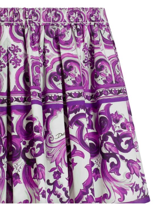 25FW [키즈] 돌체앤가바나 스커트 L55I63K HH5ENIP3TN MULTICOLOUR - DOLCE & GABBANA