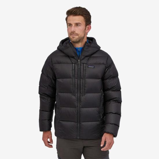  파타고니아 숏패딩 피츠로이 다운 후디 블랙 - PATAGONIA