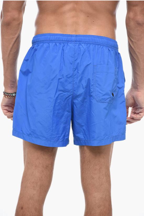  마르셀로 불론 스윔팬츠 CMFA003C99FAB0014510 Blue - MARCELO BURLON