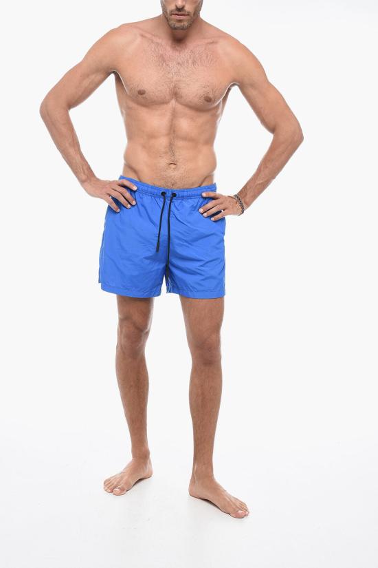  마르셀로 불론 스윔팬츠 CMFA003C99FAB0014510 Blue - MARCELO BURLON