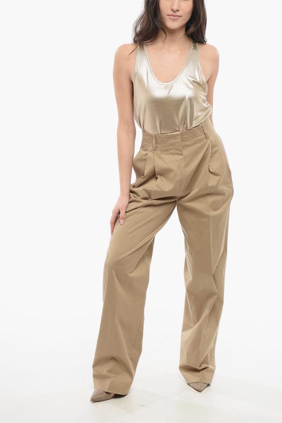  프라다 스트레이트 팬츠 P272HOOO14WQ F0241 Beige - PRADA