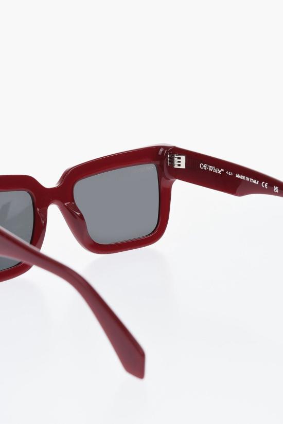  오프화이트 선글라스 OERI088F23PLA0012707 Burgundy - OFF WHITE