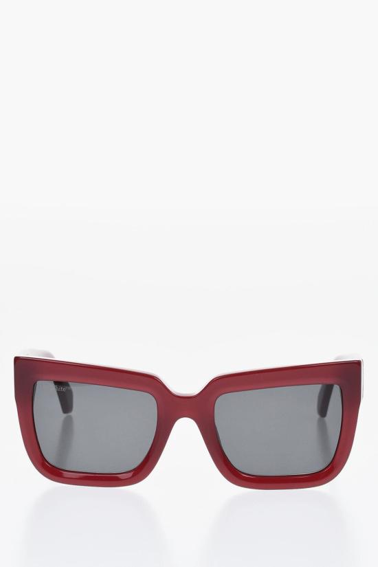  오프화이트 선글라스 OERI088F23PLA0012707 Burgundy