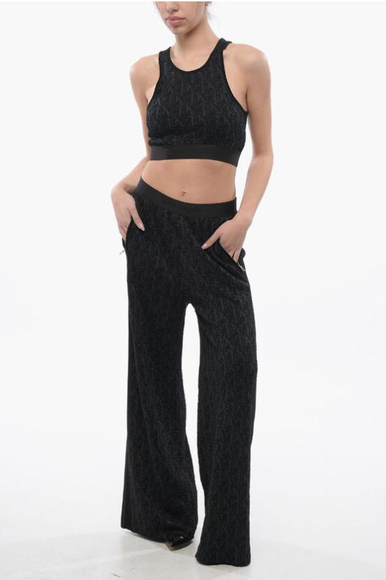  팜앤젤스 탑 PWHT011R24KNI001 1010 Black - PALM ANGELS